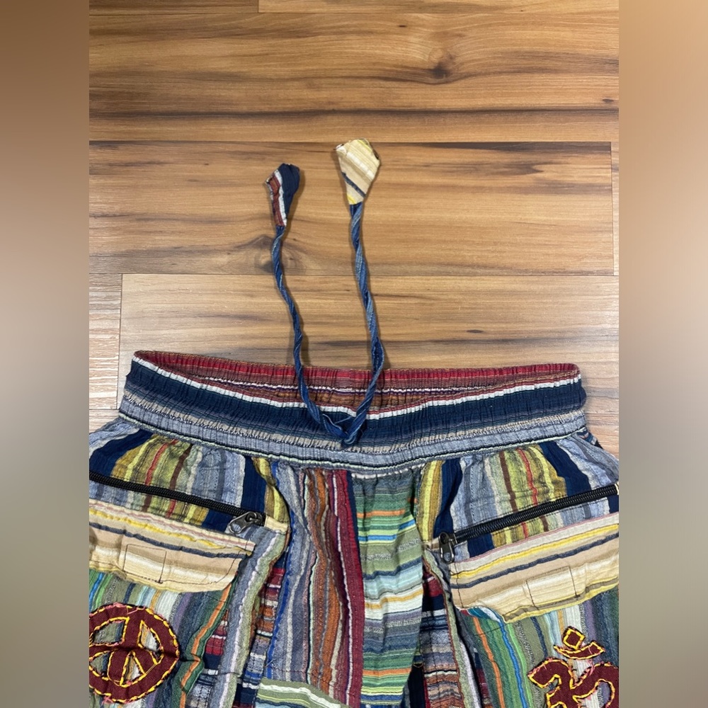 Women’s Patchwork Lightweight Multicolor Pants - image 3